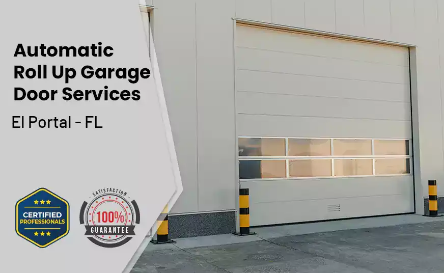 Automatic Roll Up Garage Door El Portal - FL 