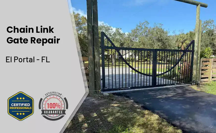 Chain Link Gate Repair El Portal - FL 