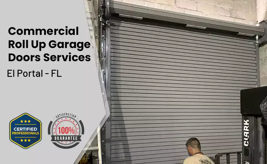 Commercial Roll Up Garage Door El Portal - FL 