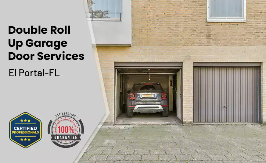 Double Roll Up Garage Doors El Portal-FL 