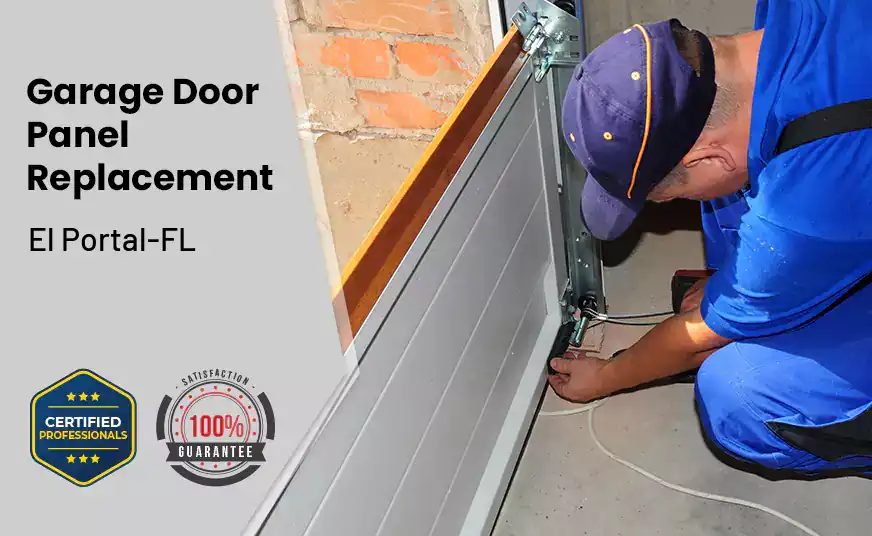 Garage Door Panel Replacement El Portal-FL 