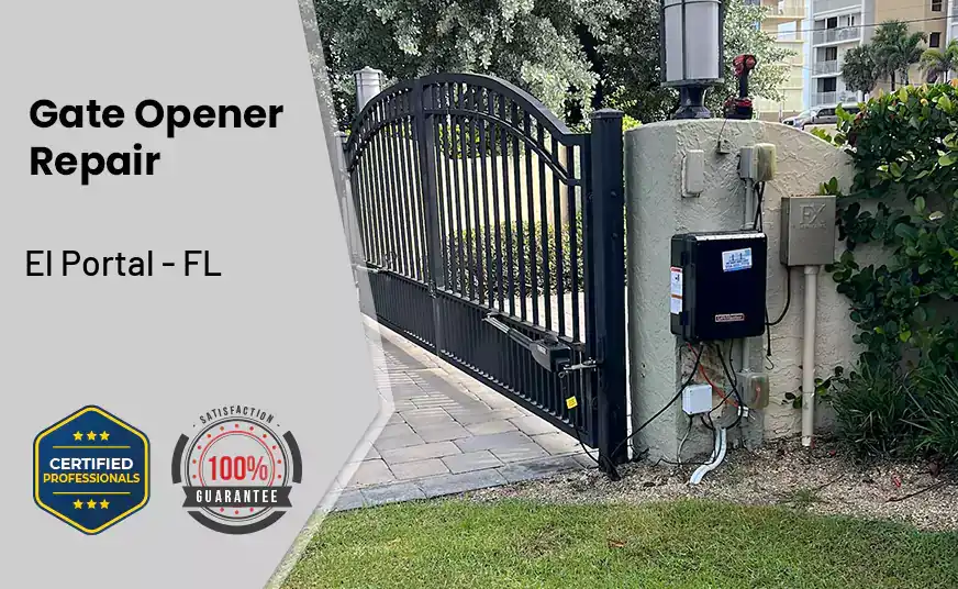 Gate Opener Repair El Portal - FL 
