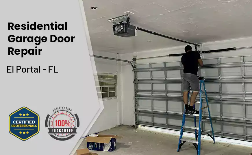 Residential Garage Door Repair El Portal - FL 