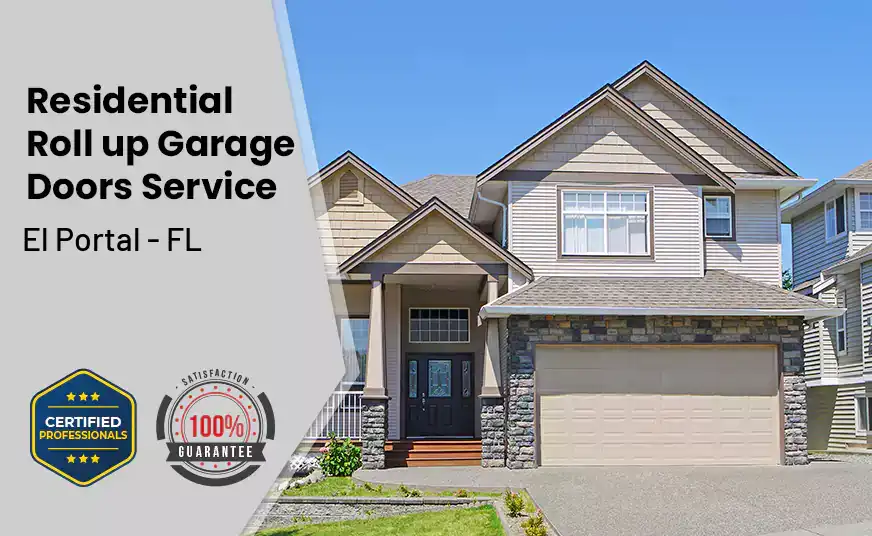 Residential Roll Up Garage Door El Portal - FL 