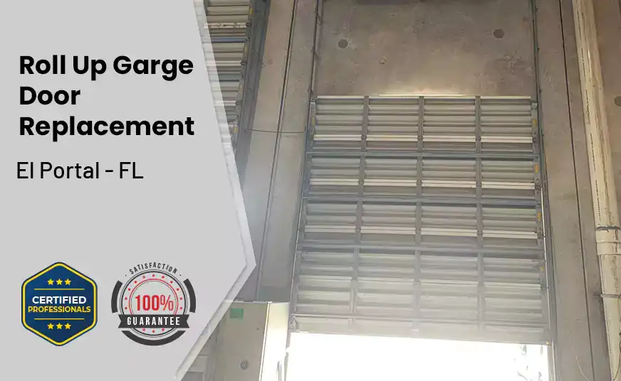 Roll Up Garage Door Replacement El Portal - FL 