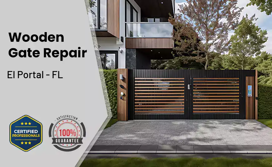 Wooden Gate Repair El Portal - FL 