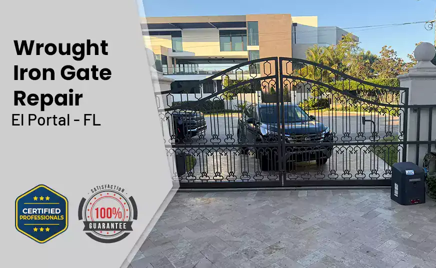  Wrought Iron Gate Repair El Portal - FL 